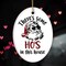 Nasty Dirty Santa Claus Christmas Ornament Bundle, Funny Joke Holiday Humor